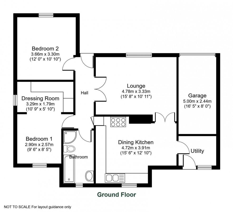 Floorplan for Boston Spa, Moor Side, LS23