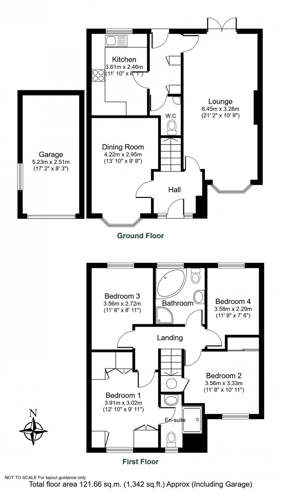 Floorplan for Lyndon Close, Bramham, Wetherby, LS23 6SR