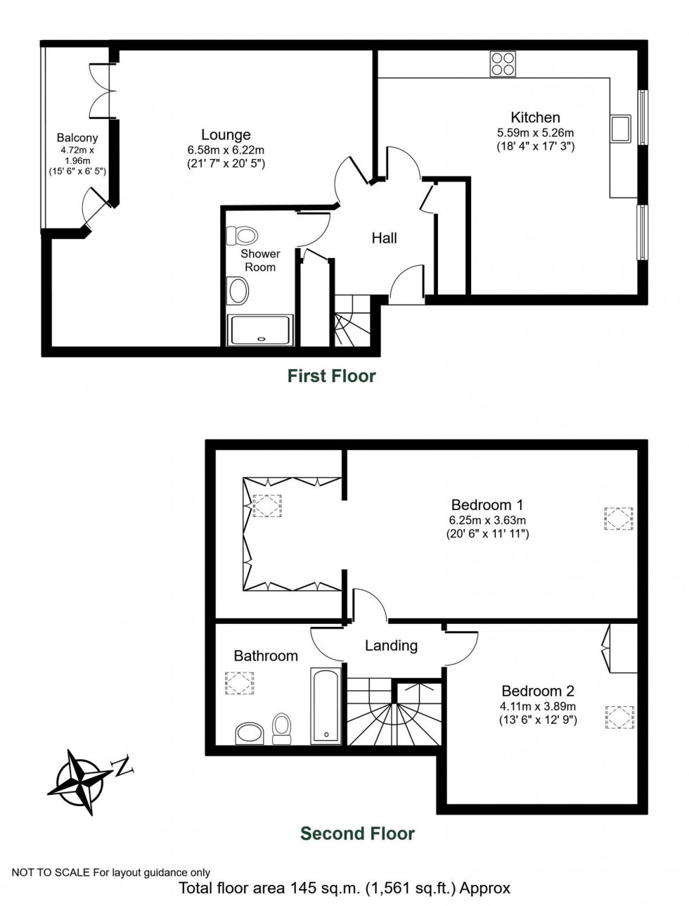 Floorplan for Wetherby, Caste Keep, Scott Lane, LS22