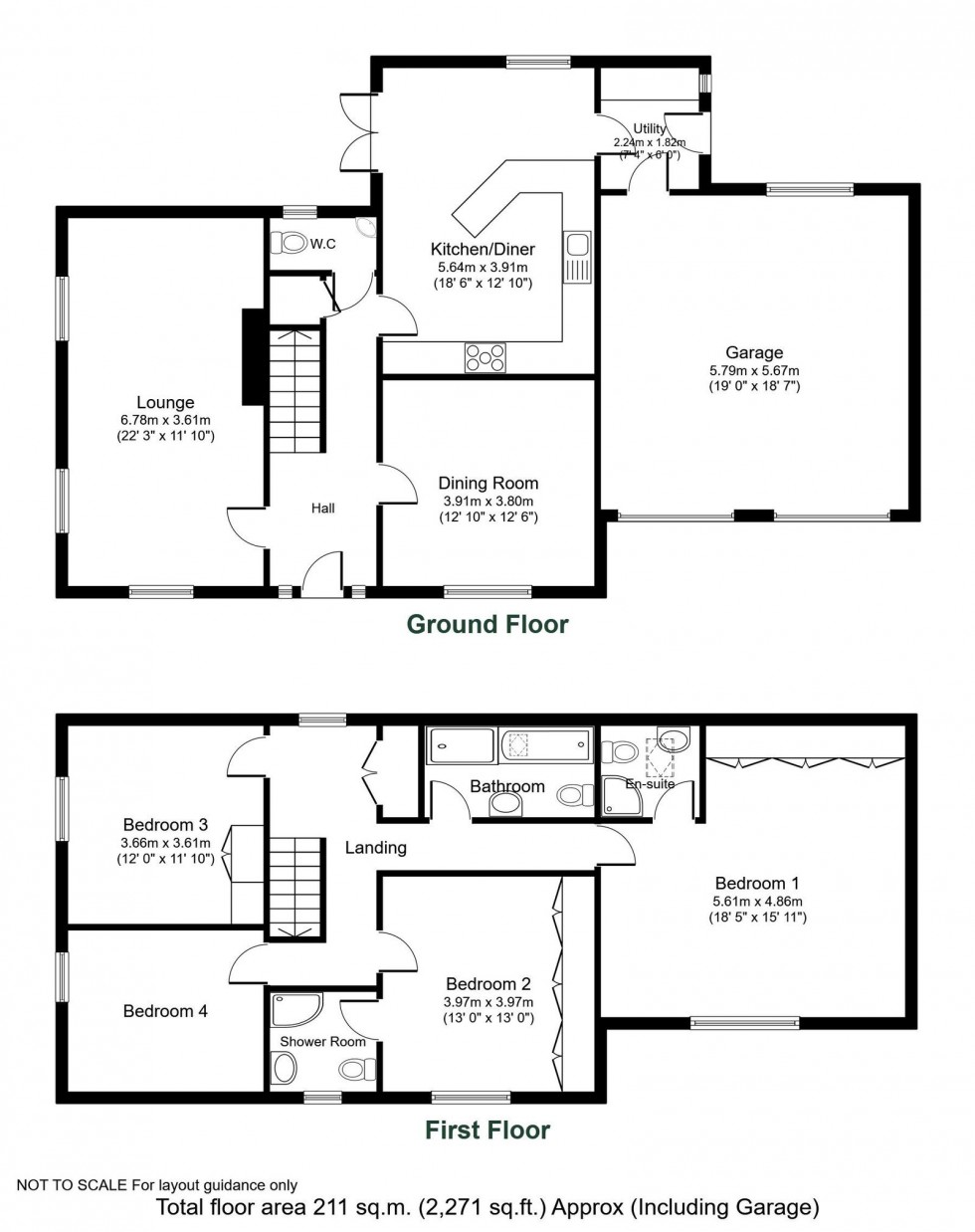 Floorplan for Burton Salmon, Old Hall Court, LS25