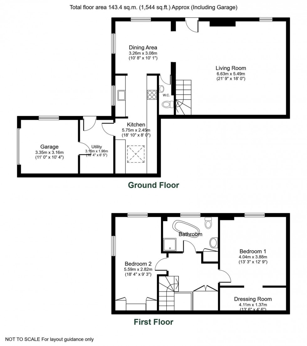 Floorplan for Aberford, Field Lane, LS25