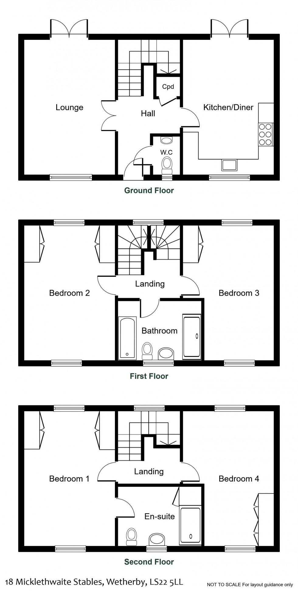Floorplan for Wetherby, Micklethwaite Stables, LS22 