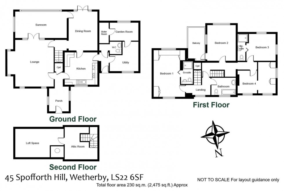 Floorplan for Wetherby, Spofforth Hill, LS22