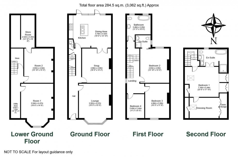 Floorplan for Boston Spa, High Street, LS23