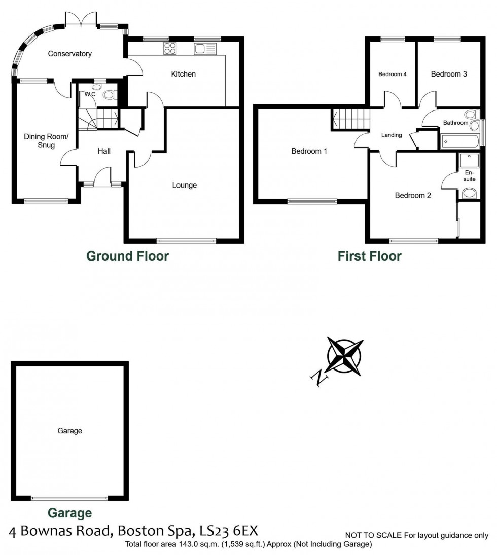 Floorplan for Boston Spa, Bownas Road, Wetherby, LS23