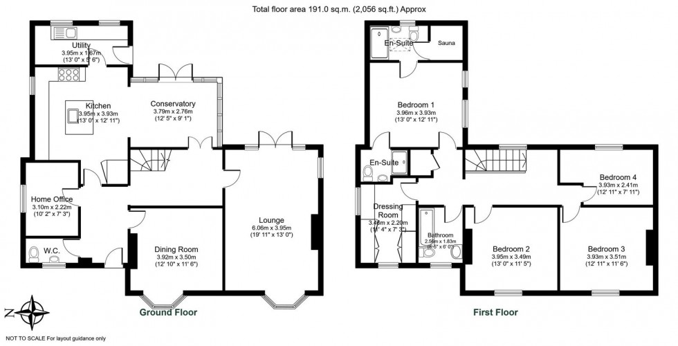 Floorplan for Cowthorpe, Wetherby, Oak Road, LS22