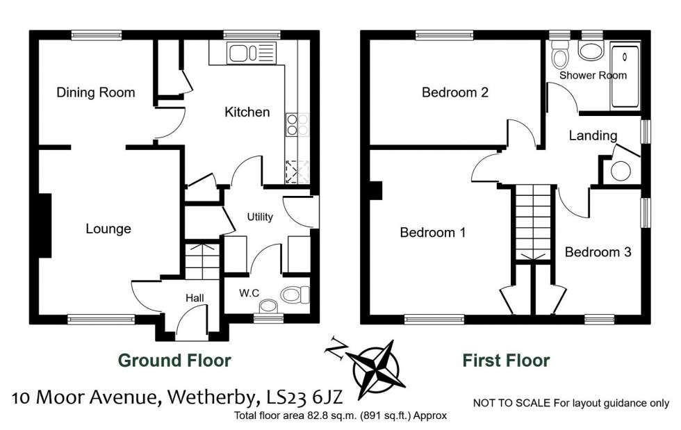 Floorplan for Clifford, Moor Avenue,Wetherby, LS23