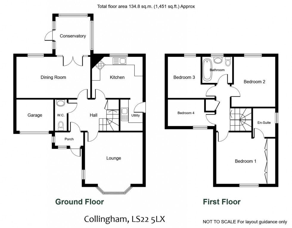 Floorplan for Collingham, Kingfisher Reach, LS22