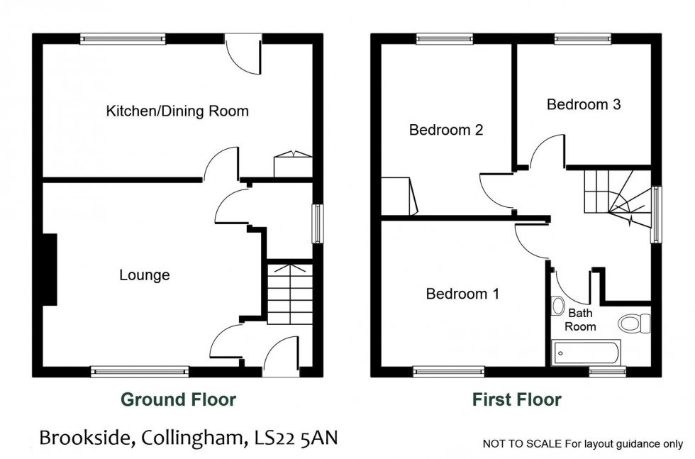 Floorplan for Collingham, Brookside, LS22