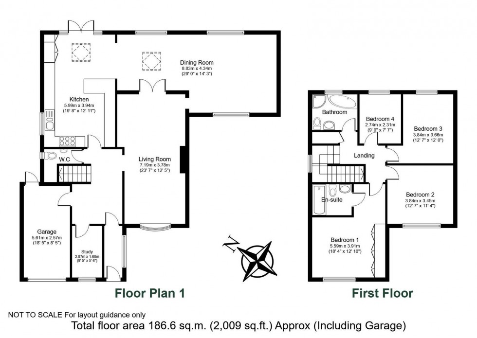 Floorplan for Wetherby, Langdale Close, LS22 6YE