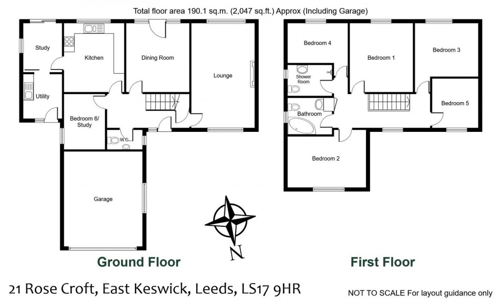 Floorplan for East Keswick, Rose Croft, LS17