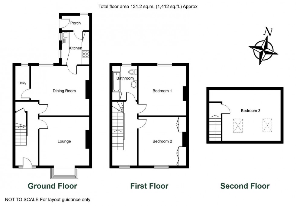 Floorplan for Collingham, South View, LS22