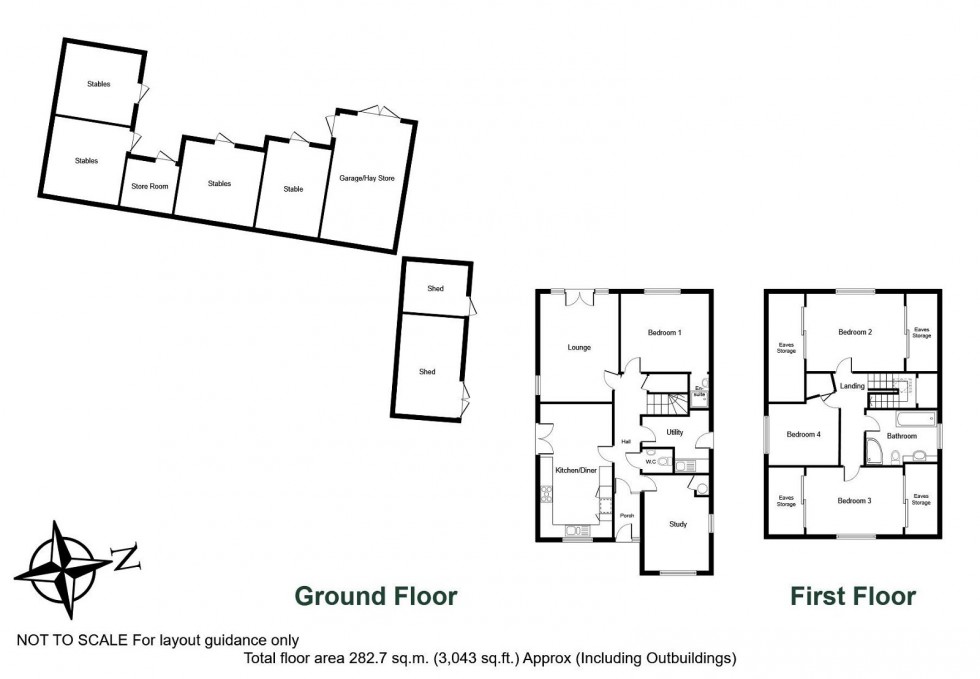 Floorplan for Cowthorpe, Oak Road, LS22