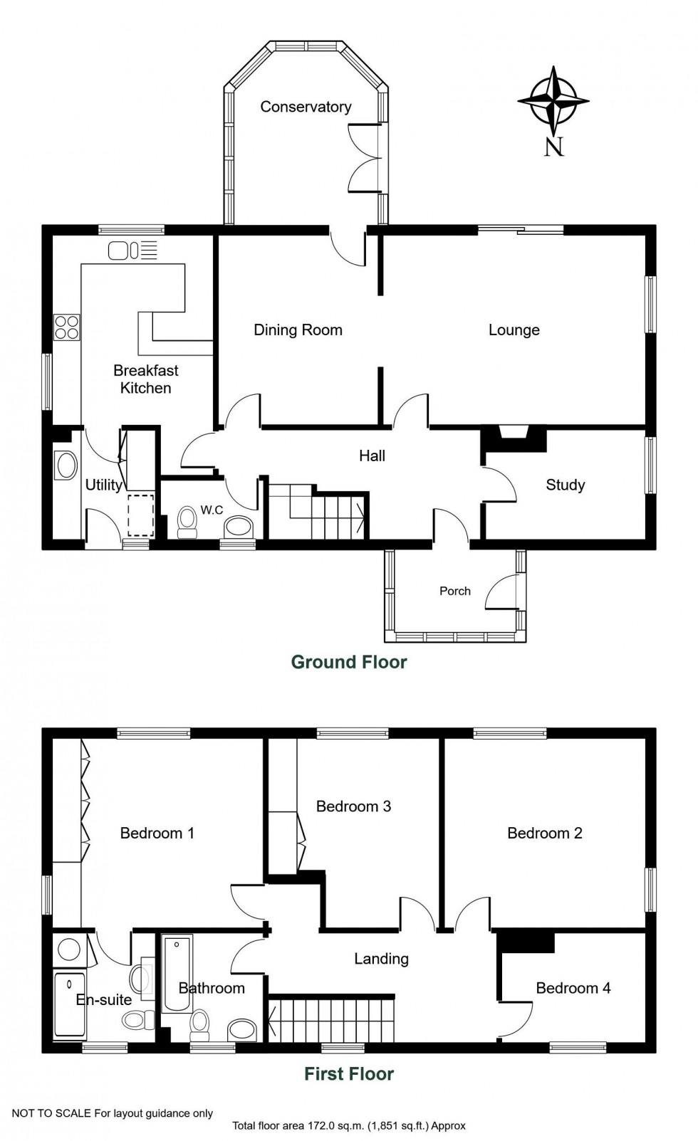 Floorplan for Beeches End, Boston Spa, Wetherby, LS23 6HL