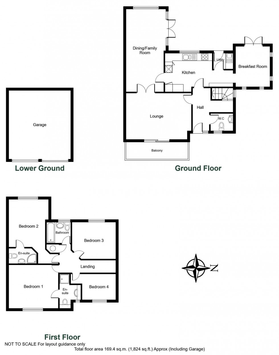 Floorplan for Bramham, Milnthorpe Way, LS23 