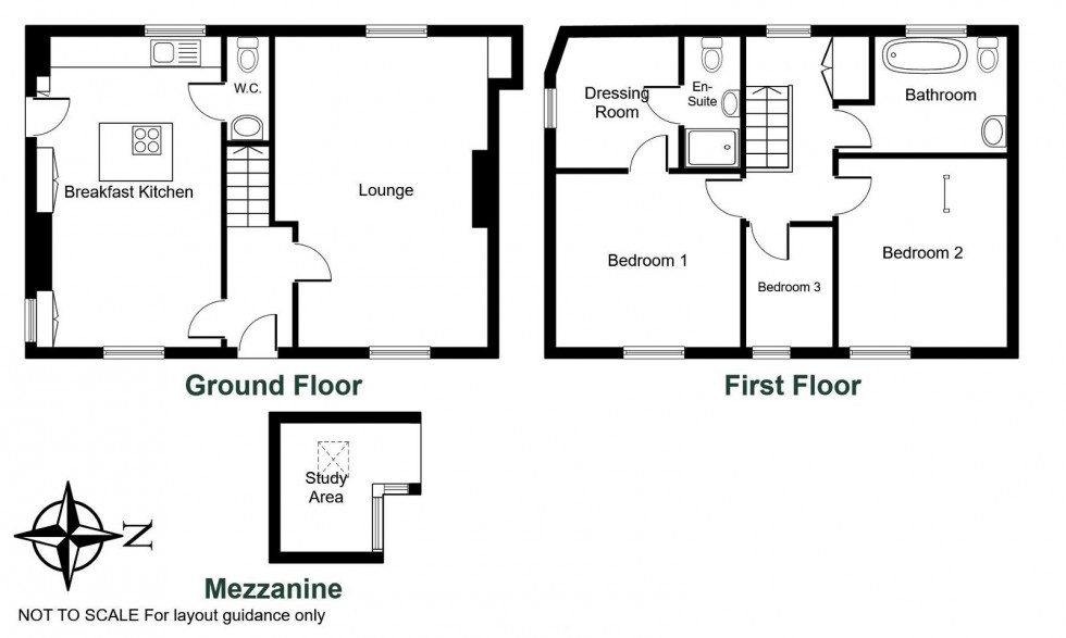 Floorplan for Clifford, Willow Lane, LS23 