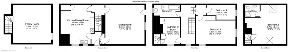 Floorplan for Manor House West, Bramham, LS23