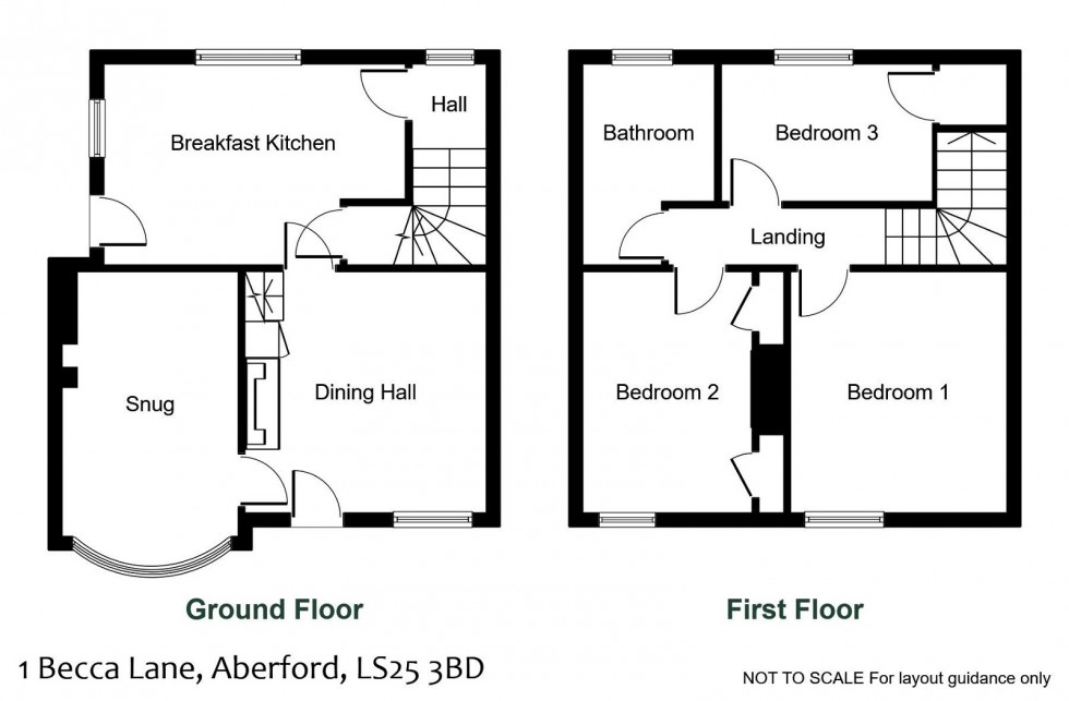 Floorplan for Aberford, Becca Lane, LS25