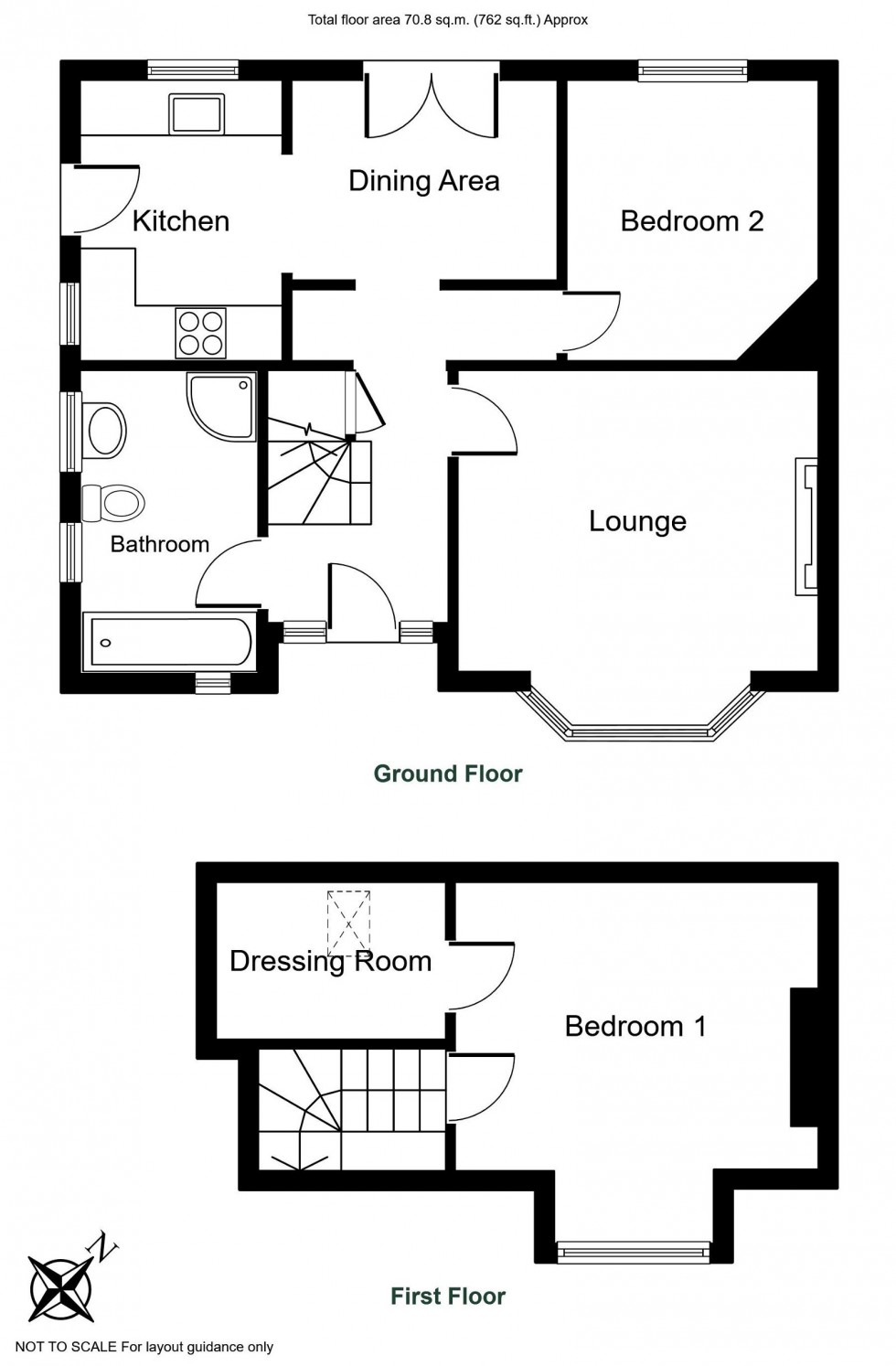Floorplan for Wighill, Nr Tadcaster, Church Lane, LS24