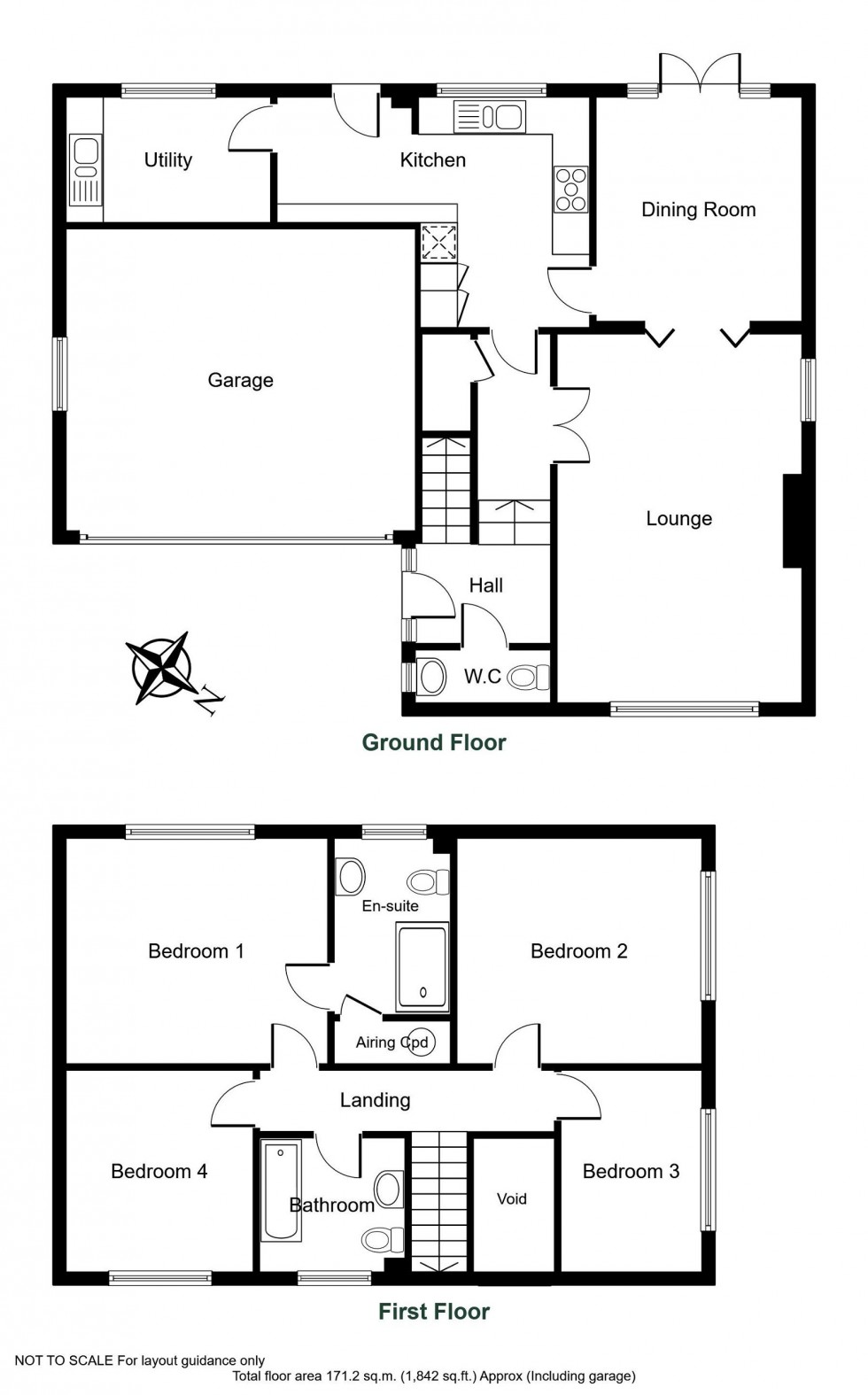 Floorplan for Wetherby, Ullswater Rise, LS22 