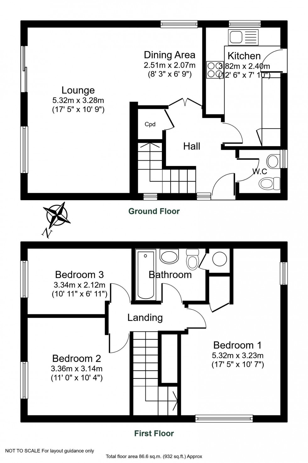 Floorplan for Wetherby, North Grove Way, LS22
