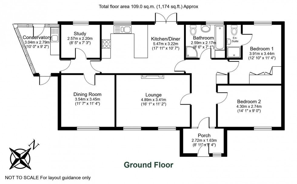 Floorplan for Bramham, Milnthorpe Gardens, LS23