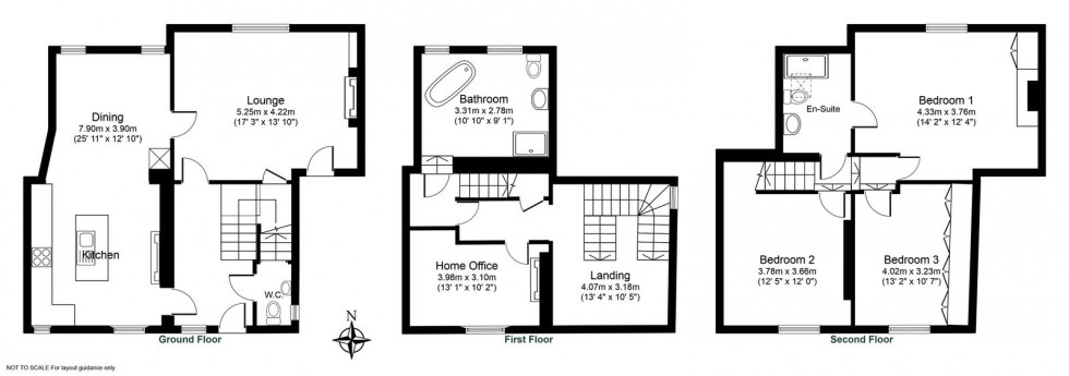 Floorplan for Bramham, Tenter Hill, LS23