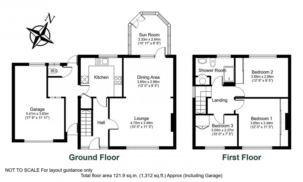 Floorplan for Thorp Arch, Wetherby, LS23
