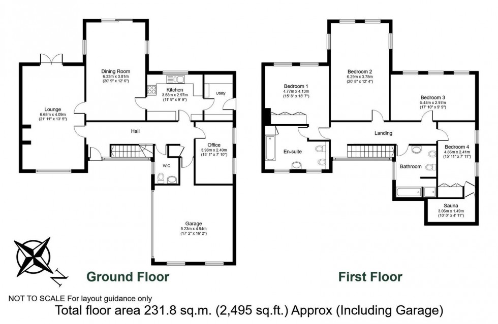 Floorplan for Collingham, Dewar Close, LS22