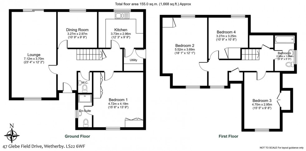 Floorplan for Wetherby, Glebe Field Drive, LS22