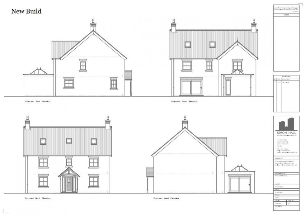 Floorplan for Development site, Stillington Village, York, YO61 