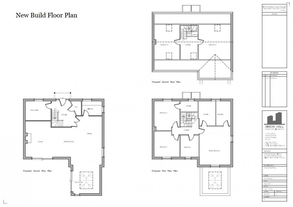 Floorplan for Development site, Stillington Village, York, YO61 