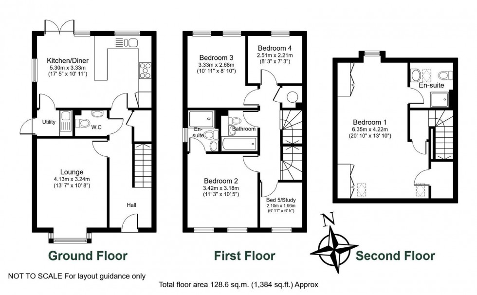 Floorplan for Boston Spa, High Street, LS23