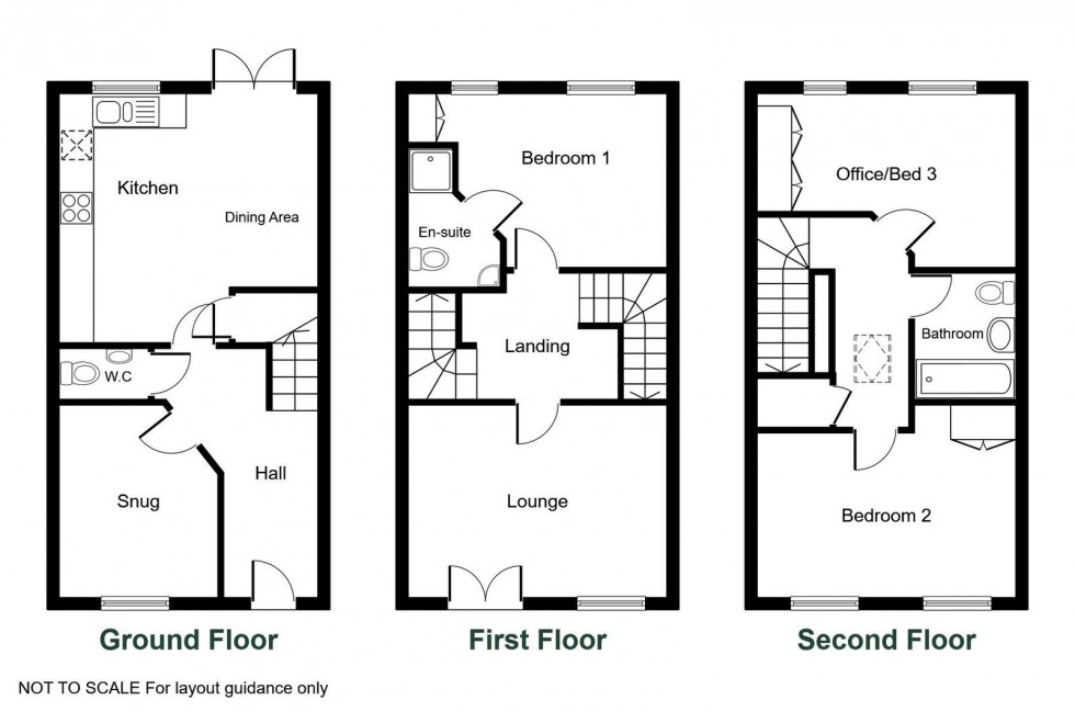 Floorplan for Beckwithshaw, Harrogate, Duncombe Grove, HG3