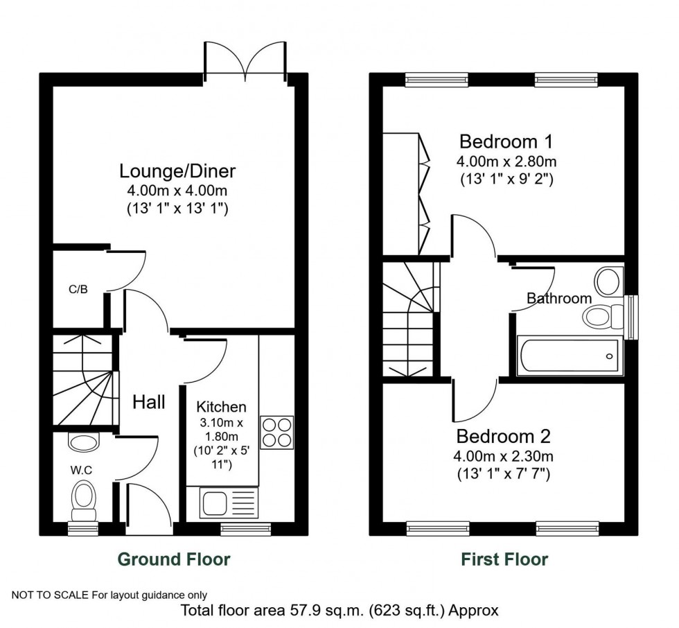 Floorplan for Wetherby, Pentagon Way, LS22