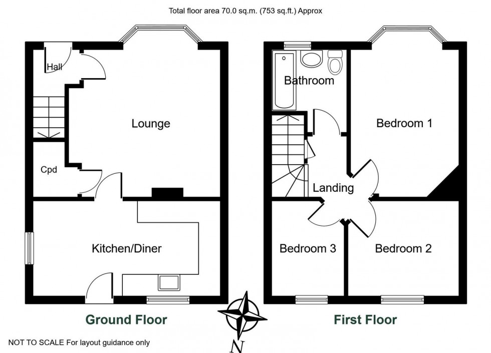 Floorplan for Foxhill, Wetherby, LS22 6PS