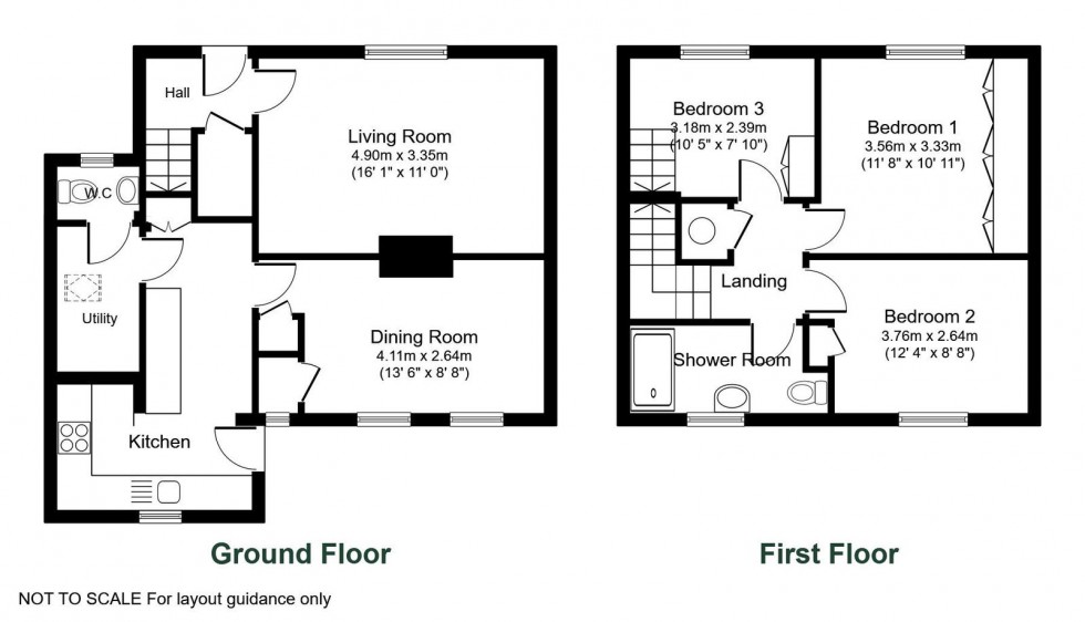 Floorplan for Thorner, Kirkfield Crescent, LS14