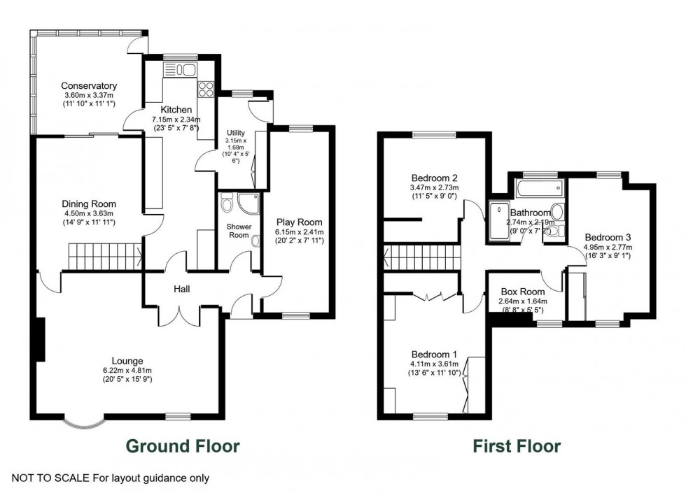 Floorplan for Boston Spa, Westwood Way, LS23