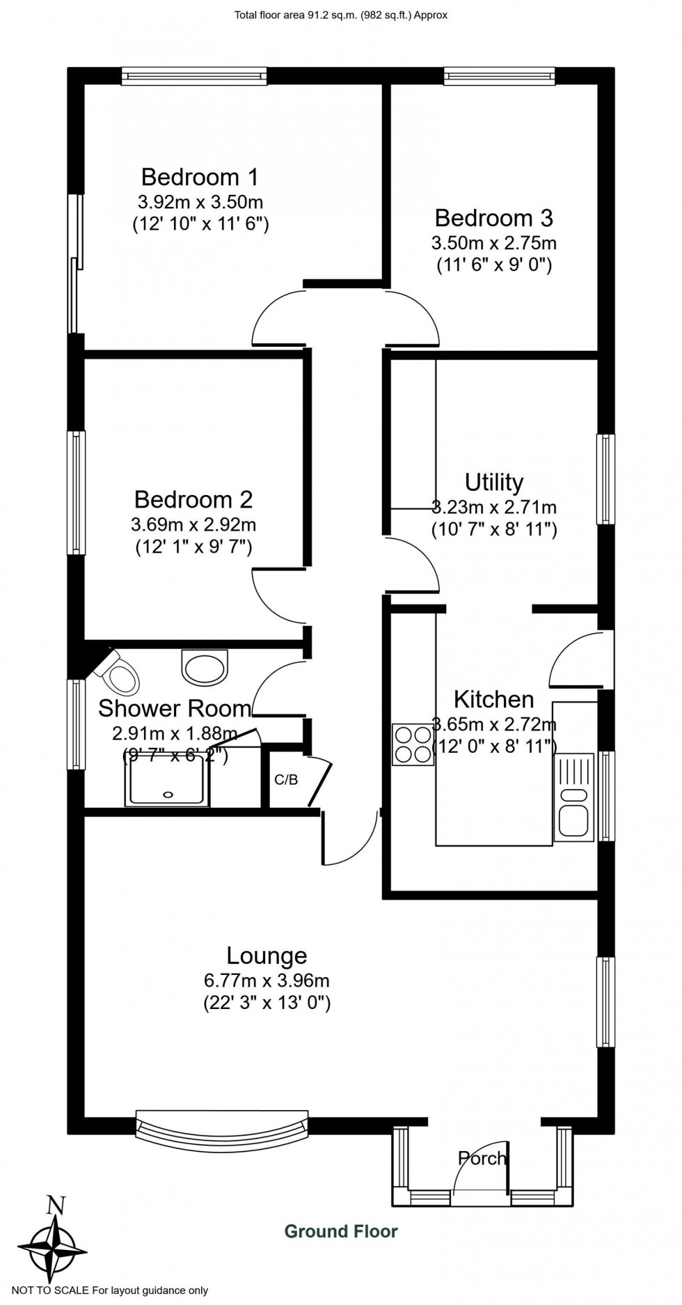 Floorplan for Tockwith, Prince Rupert Drive, YO26