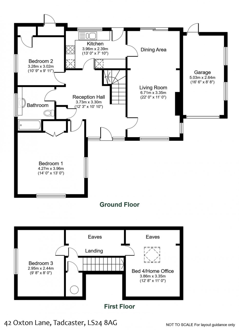 Floorplan for Tadcaster, Oxton Lane, LS24