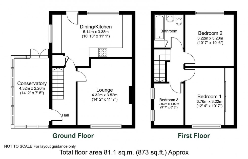 Floorplan for Poplar Avenue, Wetherby, LS22 7RA