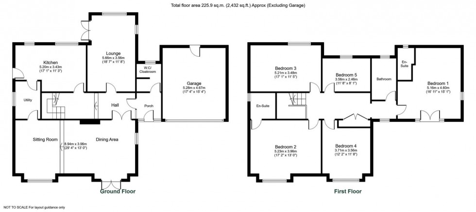 Floorplan for Stutton, Hill Top Close, LS24